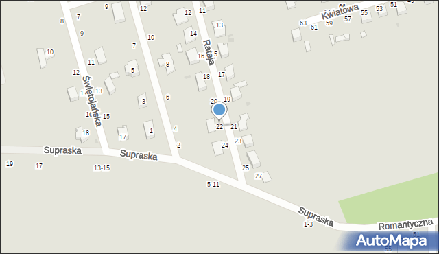 Zgierz, Rataja Macieja, 22, mapa Zgierz