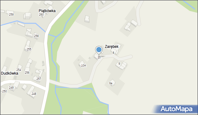 Rdzawka, Rdzawka, 10, mapa Rdzawka