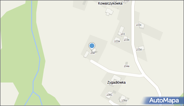 Rdzawka, Rdzawka, 104, mapa Rdzawka