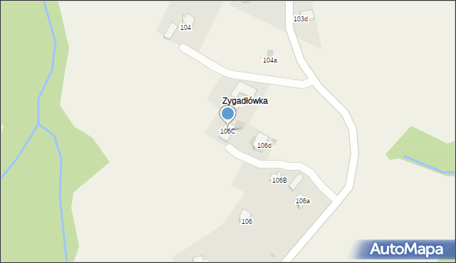 Rdzawka, Rdzawka, 106C, mapa Rdzawka