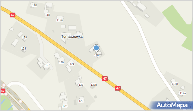 Rdzawka, Rdzawka, 116, mapa Rdzawka