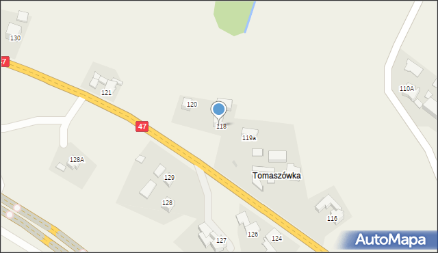 Rdzawka, Rdzawka, 119, mapa Rdzawka