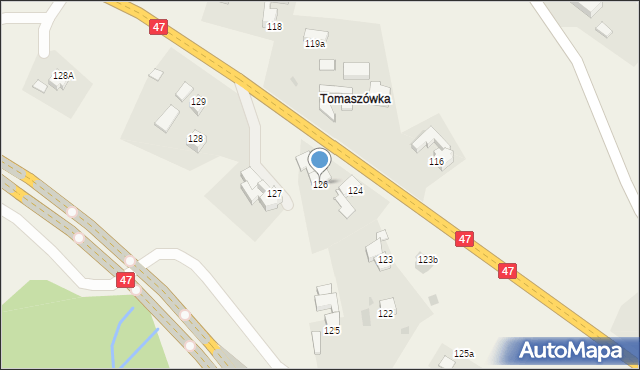 Rdzawka, Rdzawka, 126, mapa Rdzawka