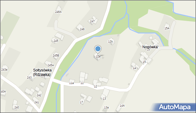 Rdzawka, Rdzawka, 12a, mapa Rdzawka