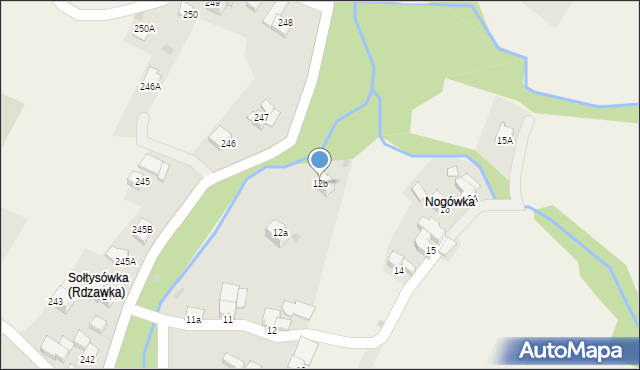 Rdzawka, Rdzawka, 12b, mapa Rdzawka