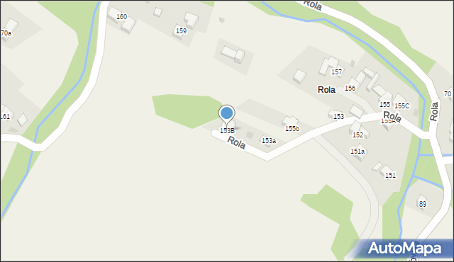 Rdzawka, Rdzawka, 153B, mapa Rdzawka