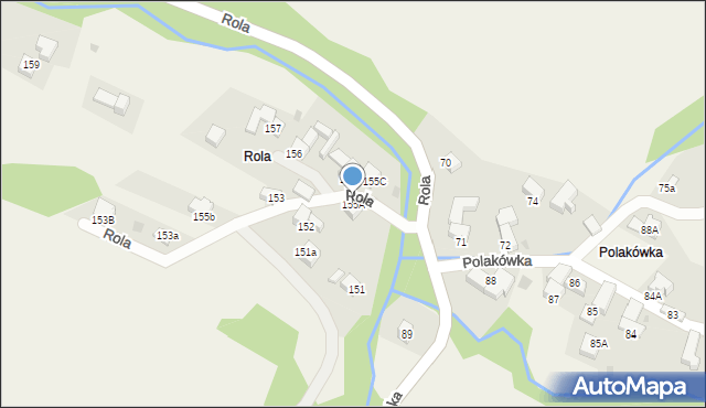 Rdzawka, Rdzawka, 155A, mapa Rdzawka