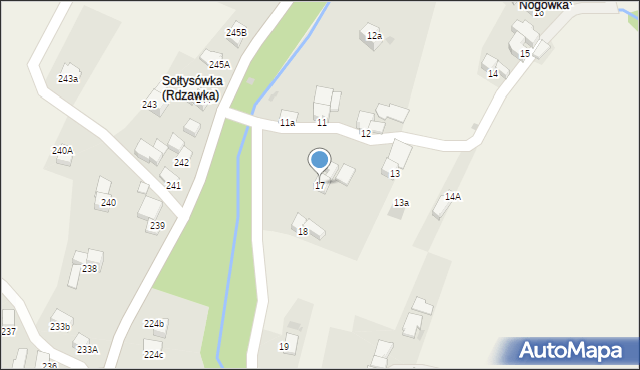 Rdzawka, Rdzawka, 17, mapa Rdzawka