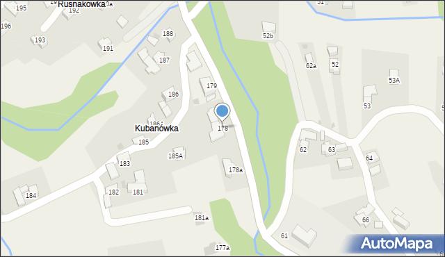 Rdzawka, Rdzawka, 178, mapa Rdzawka