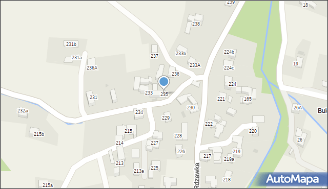 Rdzawka, Rdzawka, 235, mapa Rdzawka