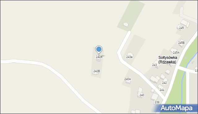 Rdzawka, Rdzawka, 242A, mapa Rdzawka