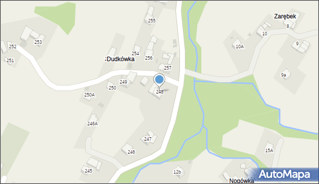 Rdzawka, Rdzawka, 248, mapa Rdzawka