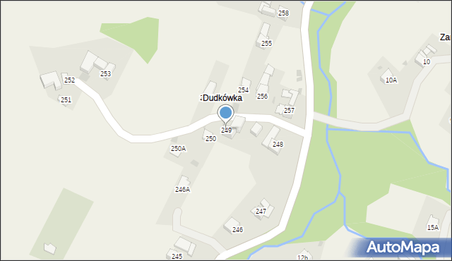 Rdzawka, Rdzawka, 249, mapa Rdzawka