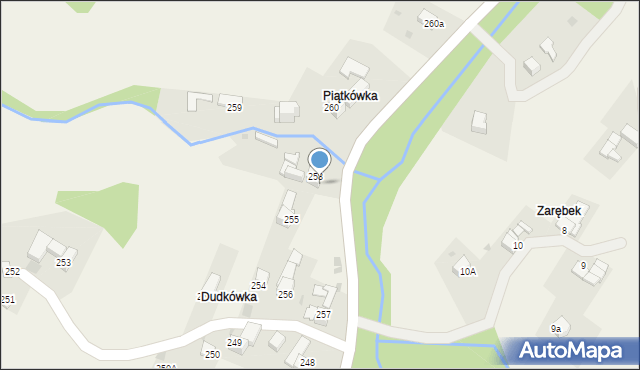 Rdzawka, Rdzawka, 258A, mapa Rdzawka