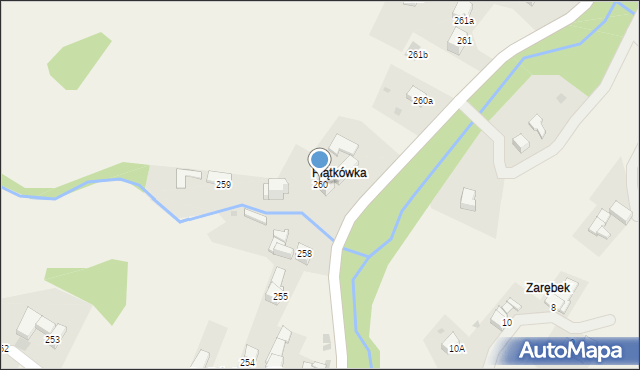 Rdzawka, Rdzawka, 260, mapa Rdzawka