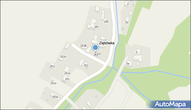 Rdzawka, Rdzawka, 263, mapa Rdzawka