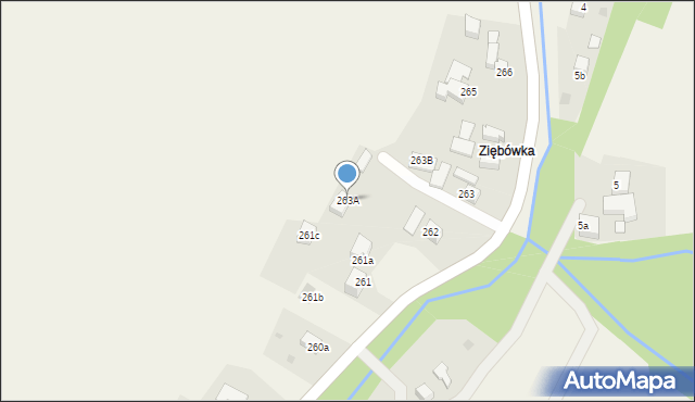 Rdzawka, Rdzawka, 263A, mapa Rdzawka