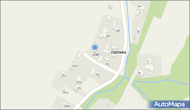 Rdzawka, Rdzawka, 263B, mapa Rdzawka