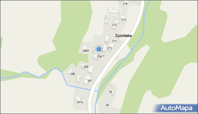 Rdzawka, Rdzawka, 270, mapa Rdzawka