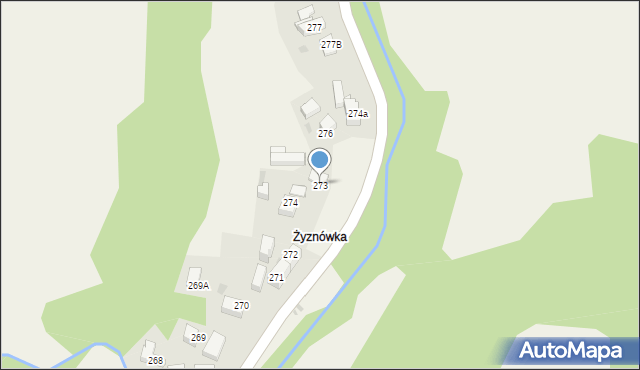 Rdzawka, Rdzawka, 273, mapa Rdzawka