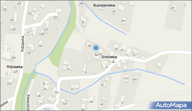 Rdzawka, Rdzawka, 34, mapa Rdzawka