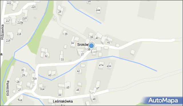 Rdzawka, Rdzawka, 38a, mapa Rdzawka