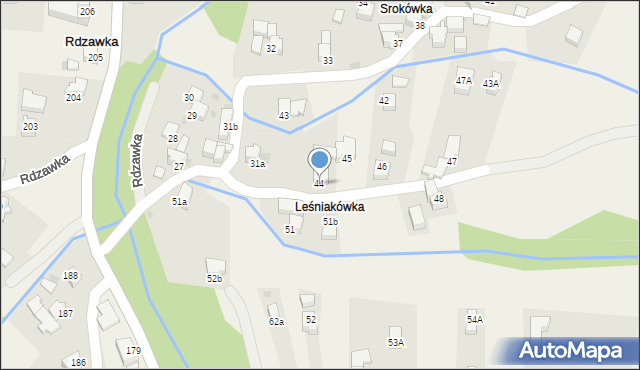 Rdzawka, Rdzawka, 44, mapa Rdzawka