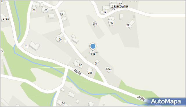 Rdzawka, Rdzawka, 68B, mapa Rdzawka