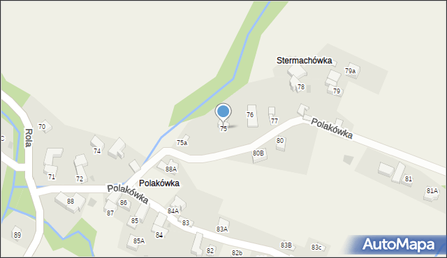 Rdzawka, Rdzawka, 75, mapa Rdzawka