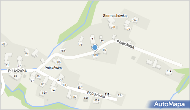 Rdzawka, Rdzawka, 80B, mapa Rdzawka