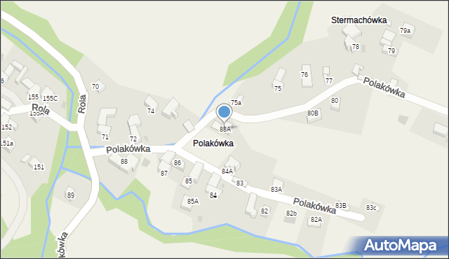 Rdzawka, Rdzawka, 88A, mapa Rdzawka