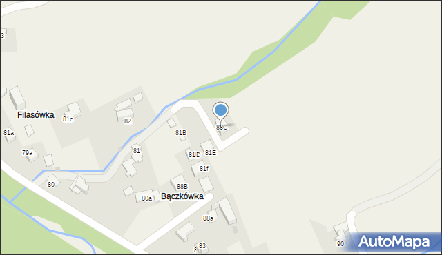 Rdzawka, Rdzawka, 88C, mapa Rdzawka