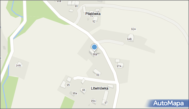 Rdzawka, Rdzawka, 94a, mapa Rdzawka