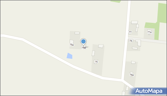 Rdzów, Rdzów, 75B, mapa Rdzów