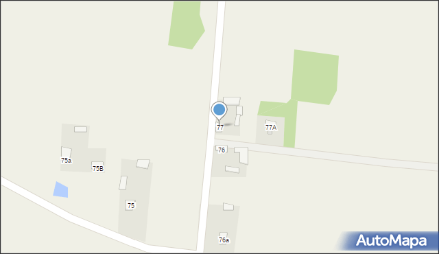 Rdzów, Rdzów, 77, mapa Rdzów