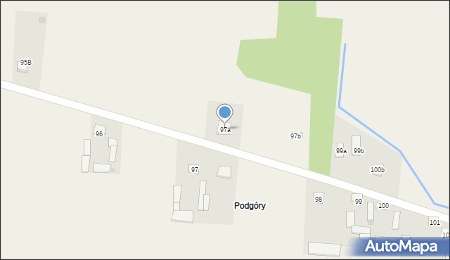 Rdzów, Rdzów, 97a, mapa Rdzów