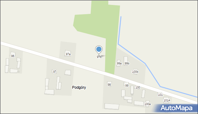 Rdzów, Rdzów, 97b, mapa Rdzów