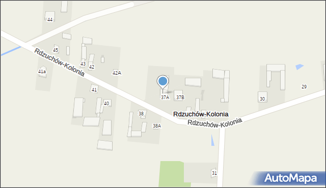 Rdzuchów-Kolonia, Rdzuchów-Kolonia, 39, mapa Rdzuchów-Kolonia