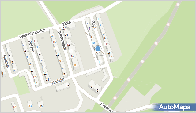 Boguszów-Gorce, Reja Mikołaja, 16, mapa Boguszów-Gorce