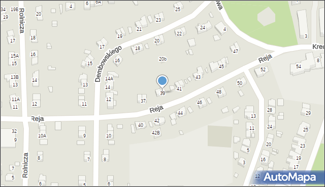 Chełm, Reja Mikołaja, 39, mapa Chełma