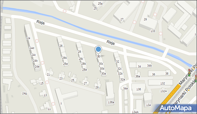 Gdańsk, Reja Mikołaja, 30, mapa Gdańska