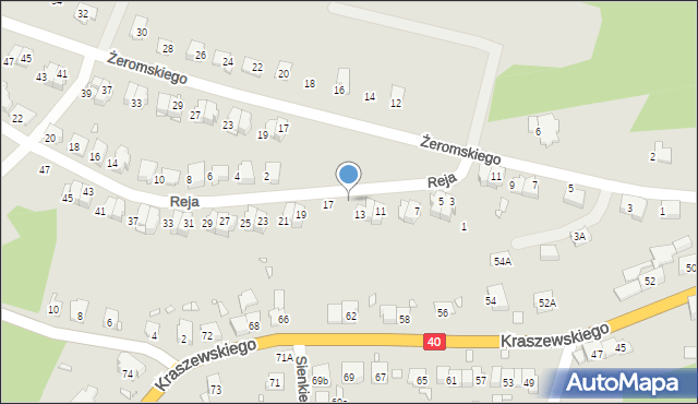 Głuchołazy, Reja Mikołaja, 15, mapa Głuchołazy