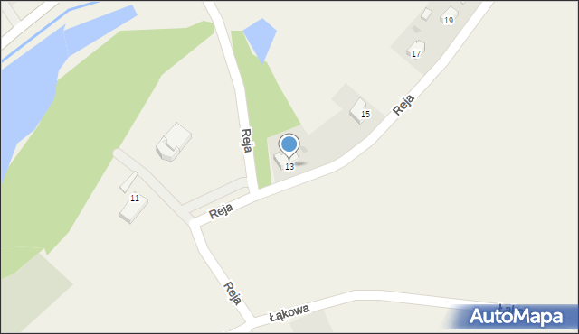 Golasowice, Reja Mikołaja, 13, mapa Golasowice