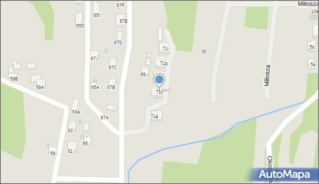 Jastrzębie-Zdrój, Reymonta Władysława, 71c, mapa Jastrzębie-Zdrój