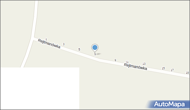 Karczmiska Drugie, Rejtmanówka, 7, mapa Karczmiska Drugie