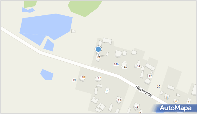 Karsznice, Reymonta Władysława, 16, mapa Karsznice