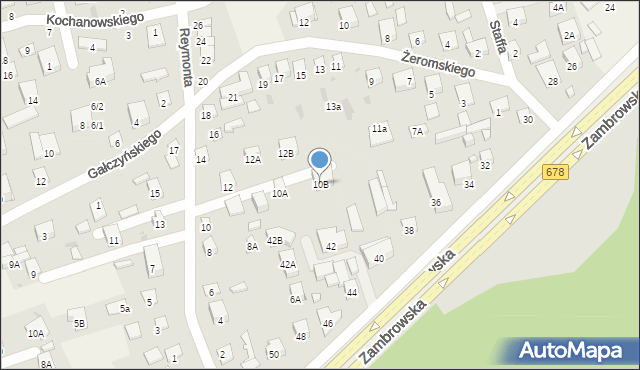 Kleosin, Reymonta Władysława, 10B, mapa Kleosin