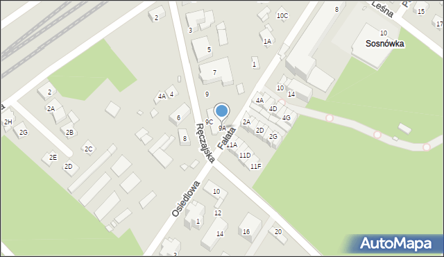 Kobyłka, Ręczajska, 9A, mapa Kobyłka