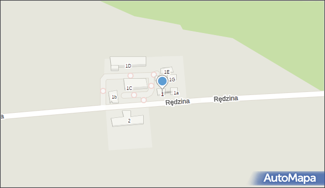 Kraków, Rędzina, 1, mapa Krakowa