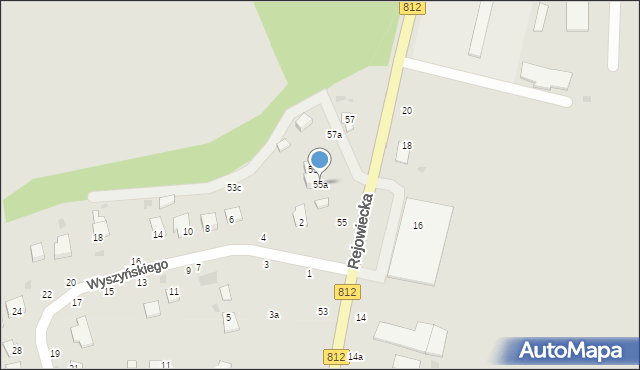 Krasnystaw, Rejowiecka, 55a, mapa Krasnystaw